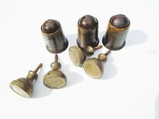 Antique brass castors for sale  UK