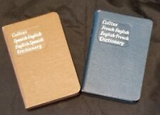 Conjunto de 2 dicionários COLLINS GEM francês - inglês e espanhol - inglês vintage comprar usado  Enviando para Brazil