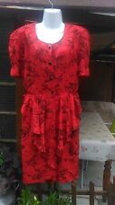Robe rouge noire d'occasion  Wassigny