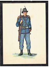 Cartolina militare uniformi usato  Italia