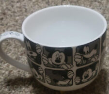 Caneca de chá Disney Mickey Mouse e Pateta grande xícara de café preto e branco com presente comprar usado  Enviando para Brazil