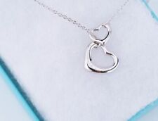 tiffany double heart necklace for sale  UK