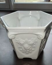 Blumenübertopf keramik weiß gebraucht kaufen  Jübek