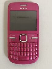 Nokia C3-00 Mobile Cell Phone Untested Pink - Retro, used for sale  Shipping to South Africa