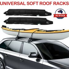 2 x Racks de teto macio para carro par de porta-bagagens superior surf caiaque prancha de surf canoa esqui comprar usado  Enviando para Brazil
