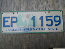 Placa de licença 2002 Tasmânia tigre verde tilacino EP-1159 estado natural, usado comprar usado  Enviando para Brazil