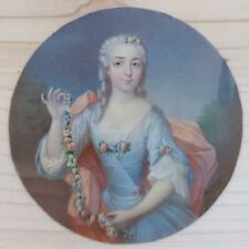 Ancien portrait miniature d'occasion  Lyon II