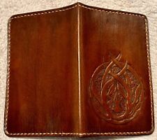 Handmade leather wallet. for sale  REDHILL