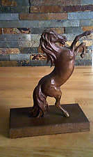 Statuette cheval cabré d'occasion  Calais