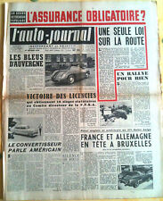 Auto journal 1954 d'occasion  Saint-Omer