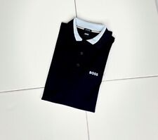 Polo masculino HUGO BOSS 100% algodão ajuste regular cor azul escuro tamanho extra grande., usado comprar usado  Enviando para Brazil