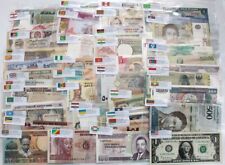 100 billetes extranjeros 50 países banderas inglesas colecciones mundiales de papel moneda segunda mano  Embacar hacia Mexico
