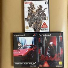 Metal Gear Solid 3 Devil May Cry Ridge Racer PS2 All Operation Japan Ver comprar usado  Enviando para Brazil
