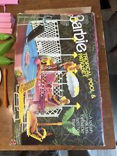 Juego de piscina y patio tropical Barbie Mattel 1986 con caja segunda mano  Embacar hacia Argentina