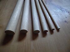 30cm Wooden Craft Sticks - Hardwood Dowels Poles CHOOSE QUANTITY & DIAMETER for sale  Shipping to South Africa