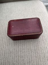 Antique leather box for sale  BRISTOL