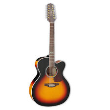 Guitarra elétrica acústica Takamine GJ72CE-12-BSB Jumbo 12 cordas, Brown Sunburst comprar usado  Enviando para Brazil