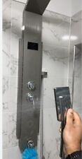 Bathroom LED Shower panel column tower Waterfall Massage Body Jets system Mixer for sale  Shipping to South Africa