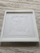 Framed embroidered white for sale  Sterling Heights