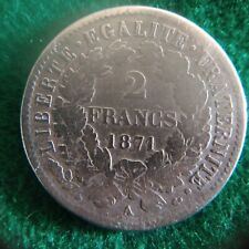 Moneta franchi 1871 usato  Vallebona