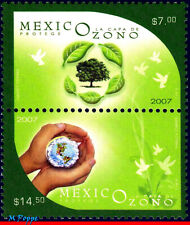 2550 MÉXICO 2007 2007 PROTECCIÓN DE LA CAPA DE OZONO, MEDIO AMBIENTE, NATURALEZA, CONJUNTO sin montar o nunca montado, usado segunda mano  Embacar hacia Mexico
