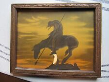 Used, Framed Print "The End of the Trail" American Indian on Horse for sale  Shipping to South Africa