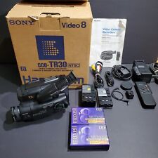 Used, SONY HANDYCAM CCD-TR30 VIDEO 8 CAMCORDER w/ ACCESSORIES & BOX/MANUAL - TESTED for sale  Canada