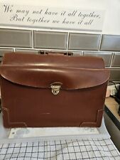 vintage leather attache case for sale  WARRINGTON