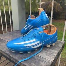 Botines de fútbol Adidas F5 TRX FG azul naranja botas de fútbol para hombre EE. UU. 9,5, usado segunda mano  Embacar hacia Argentina