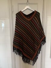 Peruvian poncho size for sale  FOREST ROW