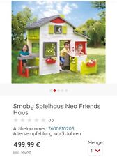 Smoby spielhaus neo gebraucht kaufen  Düsseldorf