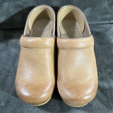 Dansko Clogs Women’s EU 36 US 5.5-6 Honey Brown Leather Nursing Shoes Distressed, used for sale  Shipping to South Africa