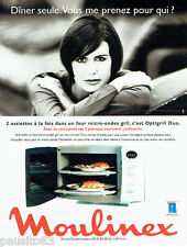 PUBLICITE ADVERTISING 046  1998  le micro-ondes gril Opigrill duo Moulinex d'occasion  Roquebrune-sur-Argens