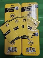 2020-21 Topps BVB Team Set MEGA LATA Borussia Dortmund com pacotes bônus (lote de 4) comprar usado  Enviando para Brazil