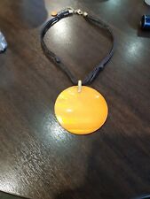 Collier pendentif orange d'occasion  Le Plessis-Trévise