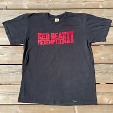 Camiseta Rockstar Games RDR2 Red Dead Redemption II Promo Feita nos EUA Grande comprar usado  Enviando para Brazil