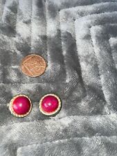Maroon gold tone for sale  LONDON