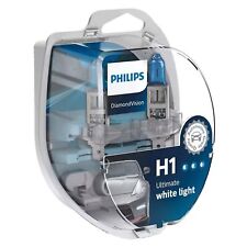 Lâmpadas para faróis de carro Philips Diamond Vision 5000K H1 (pacote duplo de lâmpadas) comprar usado  Enviando para Brazil