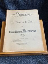 Pierre braunstein symphonie d'occasion  Rennes