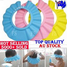 ADJUSTABLE BABY SHOWER CAP BABY KIDS CHILDREN BATH SHAMPOO SHIELD HAT WASH HAIR for sale  Shipping to South Africa