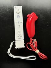 Official Nintendo Wii Remote W Motion Plus Red Nunchuck RVL-003 OEM for sale  Shipping to South Africa