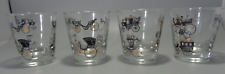 Conjunto de 4 copos vintage Libbey para bar design de carruagem de cavalo comprar usado  Enviando para Brazil