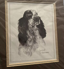 cocker spaniel print for sale  BARNET