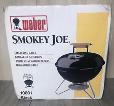 Vintage Weber Smokey Joe Mini BBQ Kettle Grill Model 10001 Black New Open Box, used for sale  Shipping to South Africa