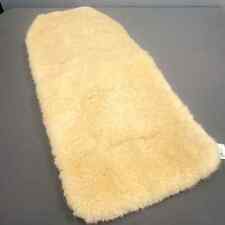 Carrinho de bebê Auskin edredom cuidados infantis tapete de lã de cordeiro marfim 26,5x11,5 comprar usado  Enviando para Brazil
