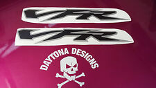 VFR CUSTOM LARGE PAIR BLACK & SILVER GRAPHICS DECALS STICKERS for sale  Shipping to South Africa