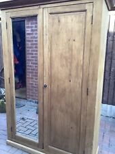 Antique pine wardrobe for sale  LEICESTER