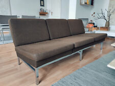 Usado, Vintage 70er Dreisitzer 3er SOFA Chrom Italien Mid-Century | Bauhaus Knoll Int. comprar usado  Enviando para Brazil