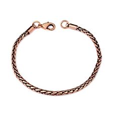 Usado, Pulseira de corrente de cobre 7", pulseira de corrente de corda de cobre puro, joias sólidas comprar usado  Enviando para Brazil