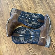 Ariat Mens Size 8.5 D Black Brown Leather Cowboy Western Boots 10027202, used for sale  Shipping to South Africa